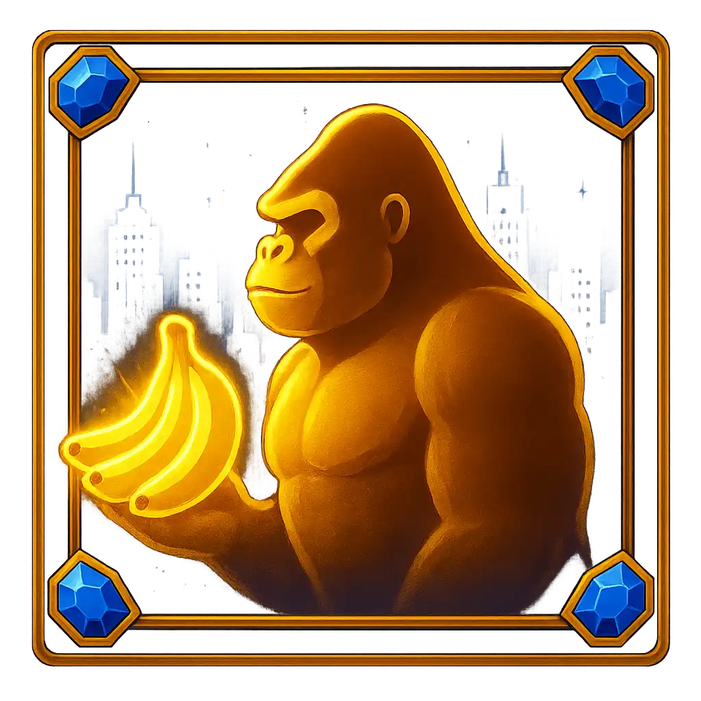 King Kong Cash Even Bigger Bananas 4 slot game artwork
